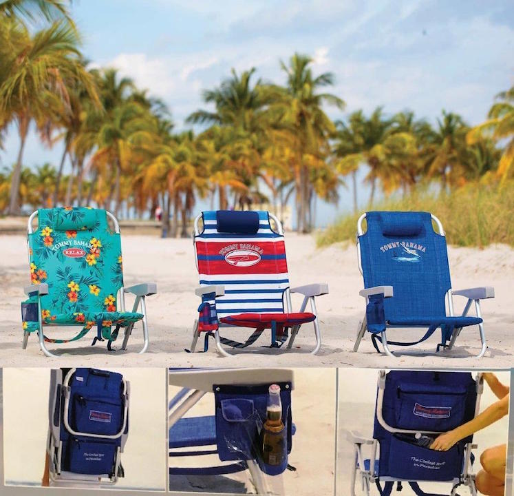 Beach Chair w/Backpack & Cooler – The Frog Pad